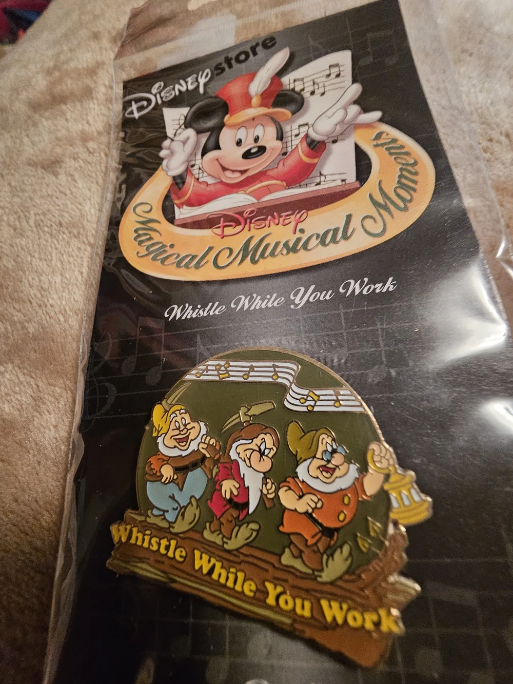 Disney 'Magical Musical Moment' Wall Pin Display - Black and Yellow 🖤💛